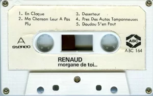 La K7 blanche.