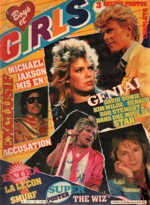 Mars - avril 1984,
Boys et Girls N°222,
Renaud : petite photo.