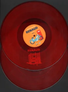 Les vinyles rouges.