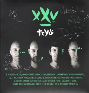 2020,
"XXV",
Tryo en duo avec Renaud : "La misère d'en face",
album en édition limitée, exclusivité E. Leclerc,
3 vinyles verts (500 exemplaires dont 100 dédicacés).
37551001562.