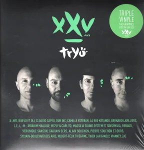 2020, 
"XXV", 
Tryo en duo avec Renaud : "La misère d'en face", 
3 vinyles jaunes, 
édition limitée, exclusivité Fnac.
375510015637.