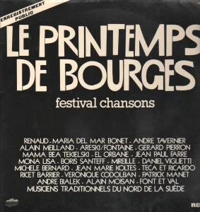 1978, 
"Le printemps de Bourges", 
Renaud : "Hexagone".
PL 37187.