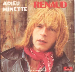 1977, 
"Adieu Minette" / "La chanson du loubard", 
2056 719, pas de RDI.
