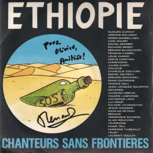 1985, 
"Ethiopie" / "Ethiopie" (instrumental), 
SP 1271, 45 tours promo, en tirage limité
pour Médecins sans frontières au profit des 
victimes de la famine en Ethiopie.