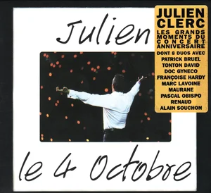 1997, 
Julien Clerc : "Concert anniversaire", 
"Travailler c'est trop dur" (duo avec Renaud),
8 453682 PM 527,
version cartonnée.