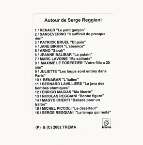 2002, 
"Autour de Reggiani", 
Renaud : "Le petit garçon",
album promo.