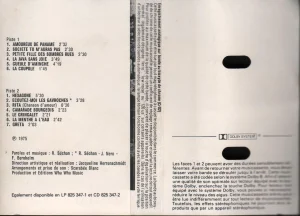 Écriture tranche, pas de RDI.