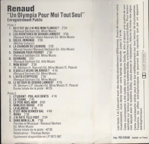 Sans écriture tranche, Imp. POLYGRAM Imprimé en France.