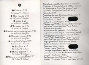 Écriture tranche, pas de RDI.