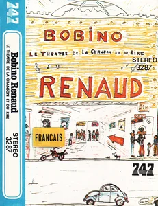 1980, 
"Renaud à Bobino",
3287 (avec autocollant jaune collé sur le drapeau français).