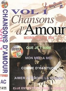 ?,
"Chansons d'amour vol 1",
Renaud : "Morgane de toi",
AC 1411,
Africa.