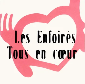 2000,
"Enfoirés tous en coeur",
"Chanson pour l'Auvergnat",
"Le monde est stone",
"On ira tous au paradis",
"Laissons entrer le soleil",
"Sauver l'amour",
"Bienvenue chez moi",
"Emmenez-moi",
"La chanson des restos",
74321822272.