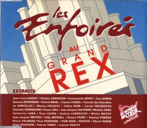 1994,
les Enfoirés au Grand Rex,
"Un autre monde",
"Oh! Happy days",
"Cécilia",
"La chanson des restos",
PRO.2067.
