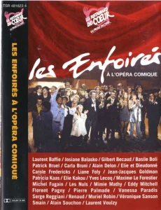 1995,
"Les Enfoirés à l'Opéra Comique",
TSR 481623 4 CB 541.