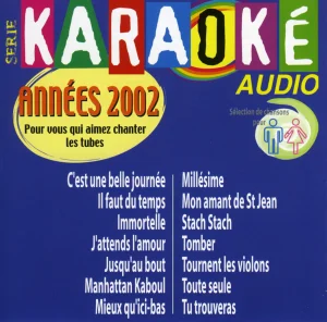 2002,
"Karaoké audio années 2002",
Renaud en duo avec Axelle Red : "Manhattan-Kaboul",
... (je recherche).
Sony Music.