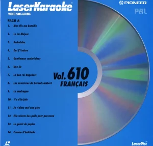 1994,
"Vol. 610 Français",
Renaud : "Les aventures de Gérard Lambert",
WKL-P610S,
Pioneer.