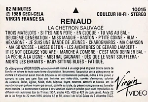 Étiquette premier modèle.