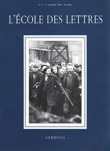 "L'école des lettres", 
N°4, 1-11-1994, 
Seuil.