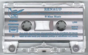 La K7 écritures bleues.