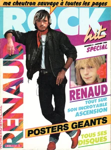 1985,
"Rock hit N°5",
Renaud, tout sur son incroyable ascension,
30 pages + posters.