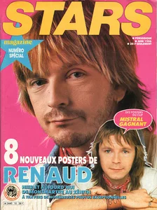 1986,
"Stars numéro spécial",
Hier et aujourd'hui,
de Montreuil au Zénith,
12 pages + 8 posters.