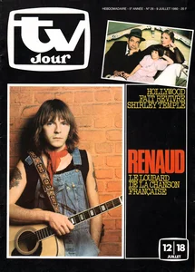 Juillet 1980,
"TV jour N°28",
Renaud, le loubard de la chanson française,
3 pages.