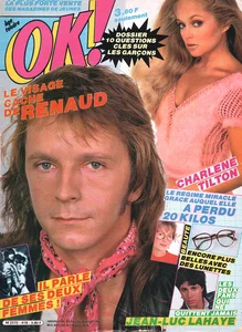 Janvier 1984,
"OK N°418",
Exclusif, Renaud intime,
2 pages.