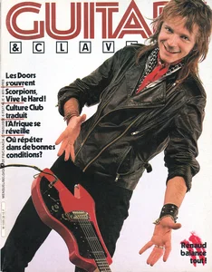 Février 1984,
"Guitare & clavier N°38",
Embrayage neuf pour Renaud,
4 pages.