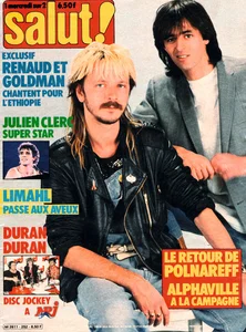 Mai-juin 1985,
"Salut N°252",
Chanteurs sans frontières,
4 pages + poster.
