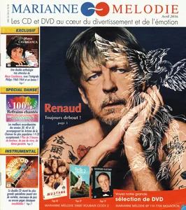 Avril 2016,
"Marianne-mélodie",
Renaud, 1/2 page.