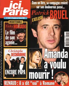 Janvier-février 2004,
"Ici Paris N°3056",
Il a dit OUI à Romane,
1 page.