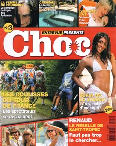Juillet 2004,
"Choc N°3",
Renaud, c'est comme ça qu'on t'aime,
2 pages.