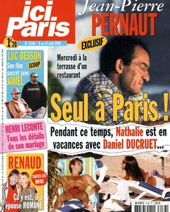 Août 2005,
"Ici Paris N°3136",
Renaud, il a épousé Romane,
1,5 page.