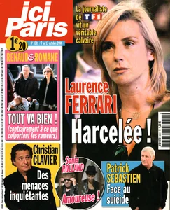 Octobre 2008,
"Ici Paris N°3301",
Renaud, toujours morgane de Romane,
1,5 page.