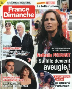 Septembre 2023,
"France Dimanche N°4019",
Renaud : La folle rumeur,
1 page.