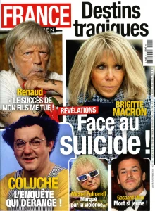 Janvier / février / mars 2024,
"France quotidien N°4032",
Renaud : le succès de mon fils me tue !
2 pages.