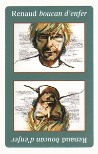 2003,
Boucan d'enfer,
jeu de 52 cartes vert.