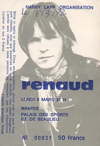 Mars 1982,
version Renaud écrit en bleu et en minuscules.