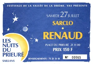 Juillet 1996, 
Che Ma Tournée,
Paris-Province.