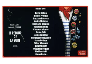 2017,
"Le retour de la suite",
Encyclopédie du cinéma,
carterie artistique et cinématographique,
EDC 3242 VIS. 01 FR R. 01,
64 exemplaires.