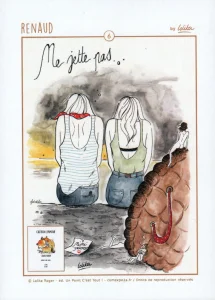 2024,
"Me jette pas",
Lolita roger,
éd. Un Point C'est Tout.

Extrait du livre de Lolita Roger (2020) : "Chetron d'amour",
de la même édition.