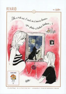 2024,
"Elle a mis suh l'mur, au d'ssus du berceau, une photo d'Arthur Rimbaud",
Lolita roger,
éd. Un Point C'est Tout.

Extrait du livre de Lolita Roger (2020) : "Chetron d'amour",
de la même édition.