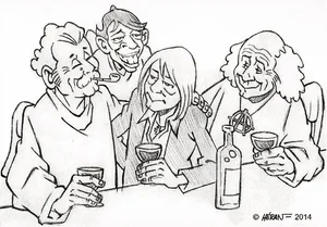 2014,
"Mon bistro préféré",
Héran.