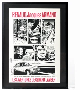 1983,
Les aventures de Gérard Lambert,
50 X 80 cm.