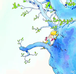 2019,
"Les mômes et les enfants d'abord",
issue du coffret en édition limitée, 
30 X 30 cm.