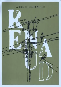 2022,
"La folle complainte",
achetée sur Fan avenue.