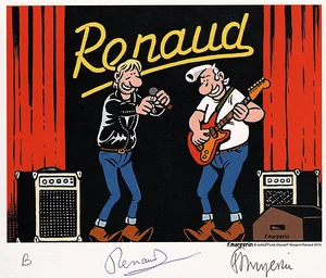 1 ex. libris,
signé par F. Margerin et Renaud.