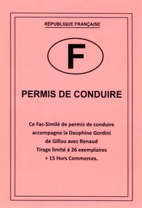 Le permis de conduire.