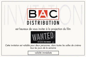 2003,
invitation à la projection du film "Wanted".
