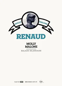 2009,
"Molly Malone",
présentation de l'album en dépliant accordéon de 4 pages,
en papier cartonné (15 X 21 cm).